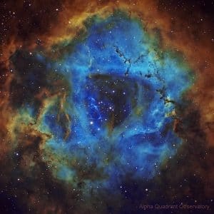 The Rosette Nebula (NGC2237), taken by Chris Howey with his TTS-160 Panther Telescope Mount with a rOTAtor attached