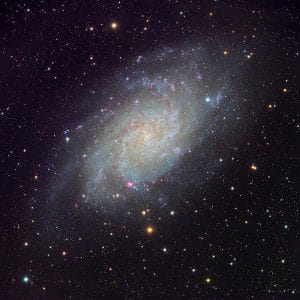 The Triangulum Galaxy (M33) taken with a TTS-160 Panther Telescope Mount
