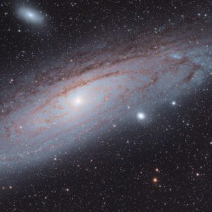 The Andromeda Galaxy (M31) taken by Niels Haagh, with his TTS-160 Panther Telescope Mount