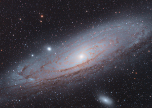 The Andromeda Galaxy (M31) taken by Niels Haagh, with his TTS-160 Panther Telescope Mount