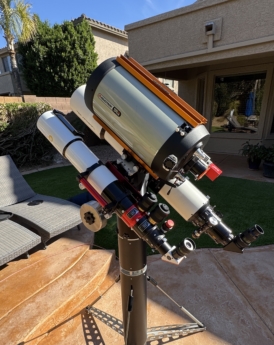 Side and Top Mounted - Three Telescopes Bundle + Folding Pier